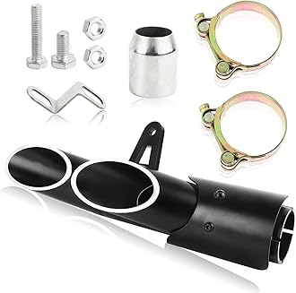 38mm-51mm Motorcycle Exhaust Tips 1.5-2" Motorcycle Muffer Grom Exhaust for Kawasaki Z650 ZX6R Honda CBR 500 300R Yamaha FZ1 250 300 Moto Dirt Bike Silencer Kit
