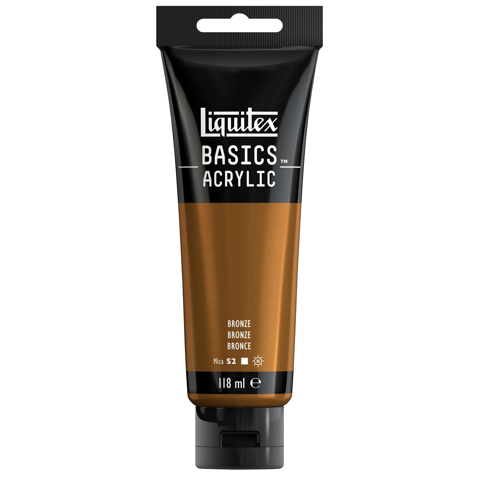 Liquitex Bronce Basic Acrylic - Tubo De Pintura Acrílica, 118 Ml, Marrón ( Rico Iridisce Nuevo)