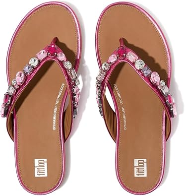fitflop サンダル SOLACRYSTALLED ピンク Amazon | [フィットフロップ] コンフォート サンダル SOLA