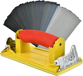 TMBMLPP 48PCS Wet and Dry Sandpaper with Hand Sanding Block, Emery Paper 120 to 7000 Grit, Wet Sandpaper, Abrasive Paper, Hand Sander for Walls,Furniture Finishing, Metal Sanding, Automotive Polishing