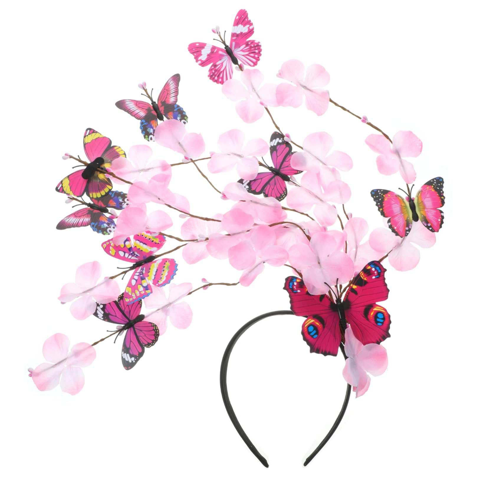 MAGICLULU 4 Pz per a farfalla light lux fascinator a farfalla cerchio per a farfalla cerchietti bambina decorativa copricapo a farfalla passerella trucco