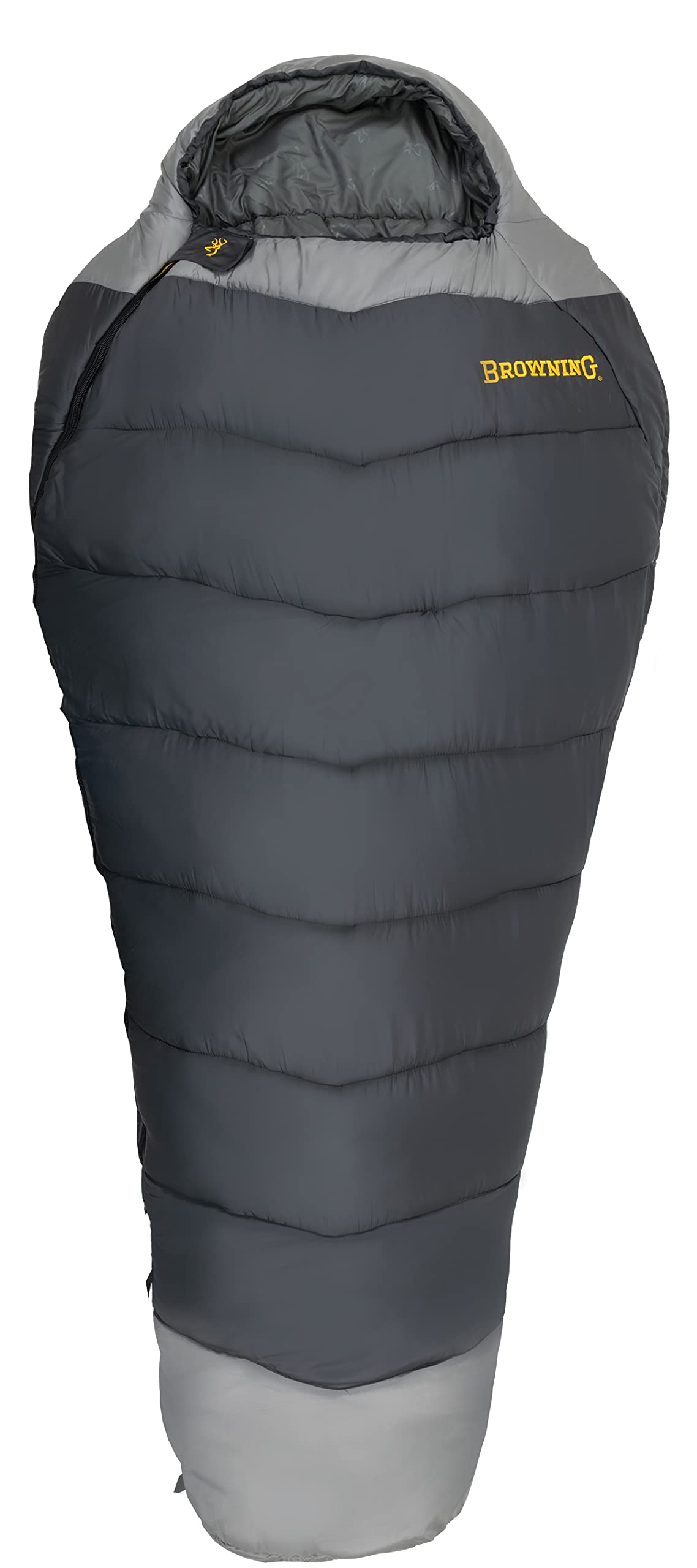 BrowningCamping Denali -30° Mummy Sleeping Bag, Charcoal/Gray - New