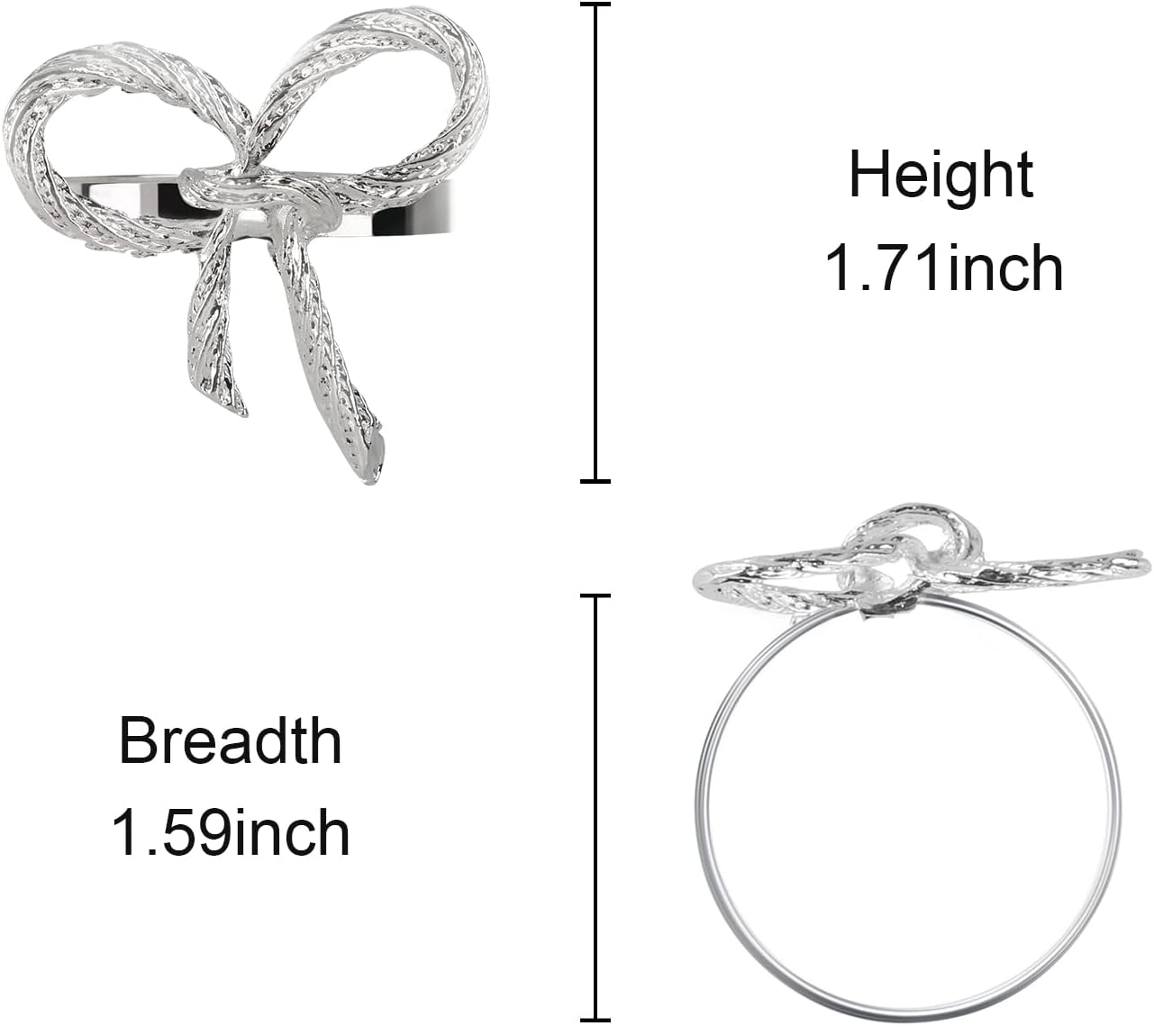 New Product YoyoCinny Napkin Rings ,Silver Napkin Rings ,Napkin Holders Buckles for Table Decorations Holiday Wedding Banquet (Silver 6PCS) Exclusive Discount 80% Offer YoyoCinny Napkin Rings ,Silver Napkin Rings ,Napkin Holders Buckles for Table Decorations Holiday Wedding Banquet (Silver 6PCS)