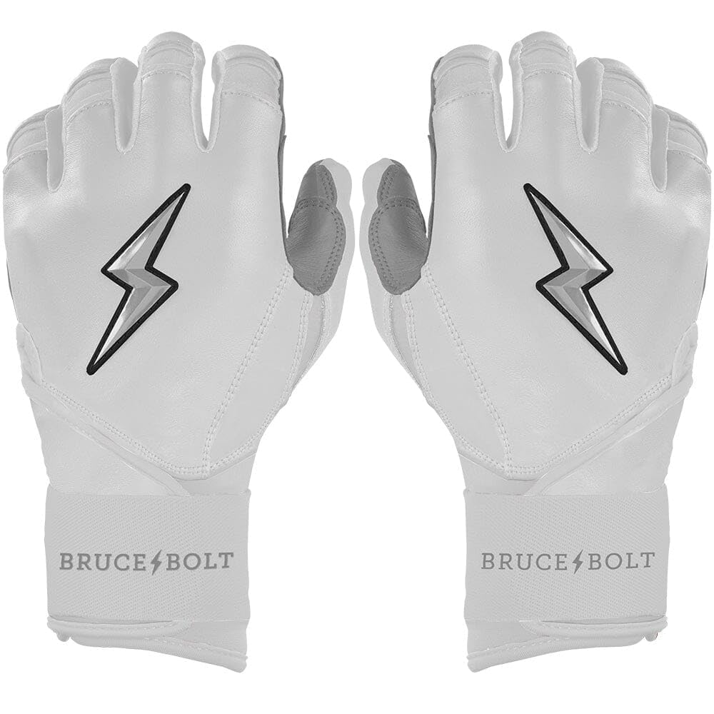 BRUCE BOLT Chrome Series Long Cuff Batting Gloves