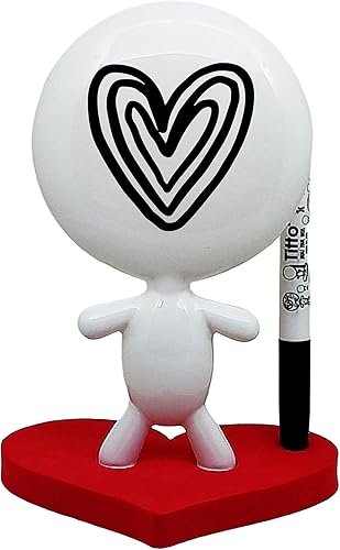 Miniatura 7 de Titto en el amor  Draw sus ideas  Pizarra blanca cerámica computadora Muñeca  Ideal para Home & Office Decor  Escribir Mensajes de amor  Crear Funny