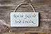 Distraction Speak Friend and Enter Sign/Plaque Solid Wood Engraved - Strap
