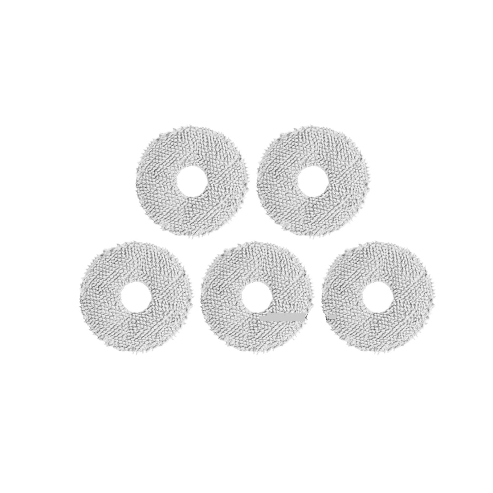 VIXWDRUTY Compatible For Xiaomi，Robot Vacuum S10+ S20+ X10+ X20 Plus B101CN，Compatible For Dreame，L10S Ultra L10S Pro L10 Prime S10 Pro Mop Cloth(5pcs)