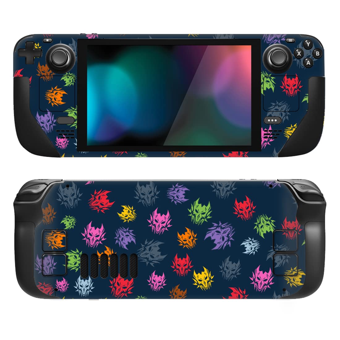 PlayVital Kit de Calcomanía Completa Protectora para Steam Deck LCD - Vinilos Skin Sticker Adhesivo, Pegatinas Personalizadas de Protección para Steam Deck OLED (Amanecer) — view 30