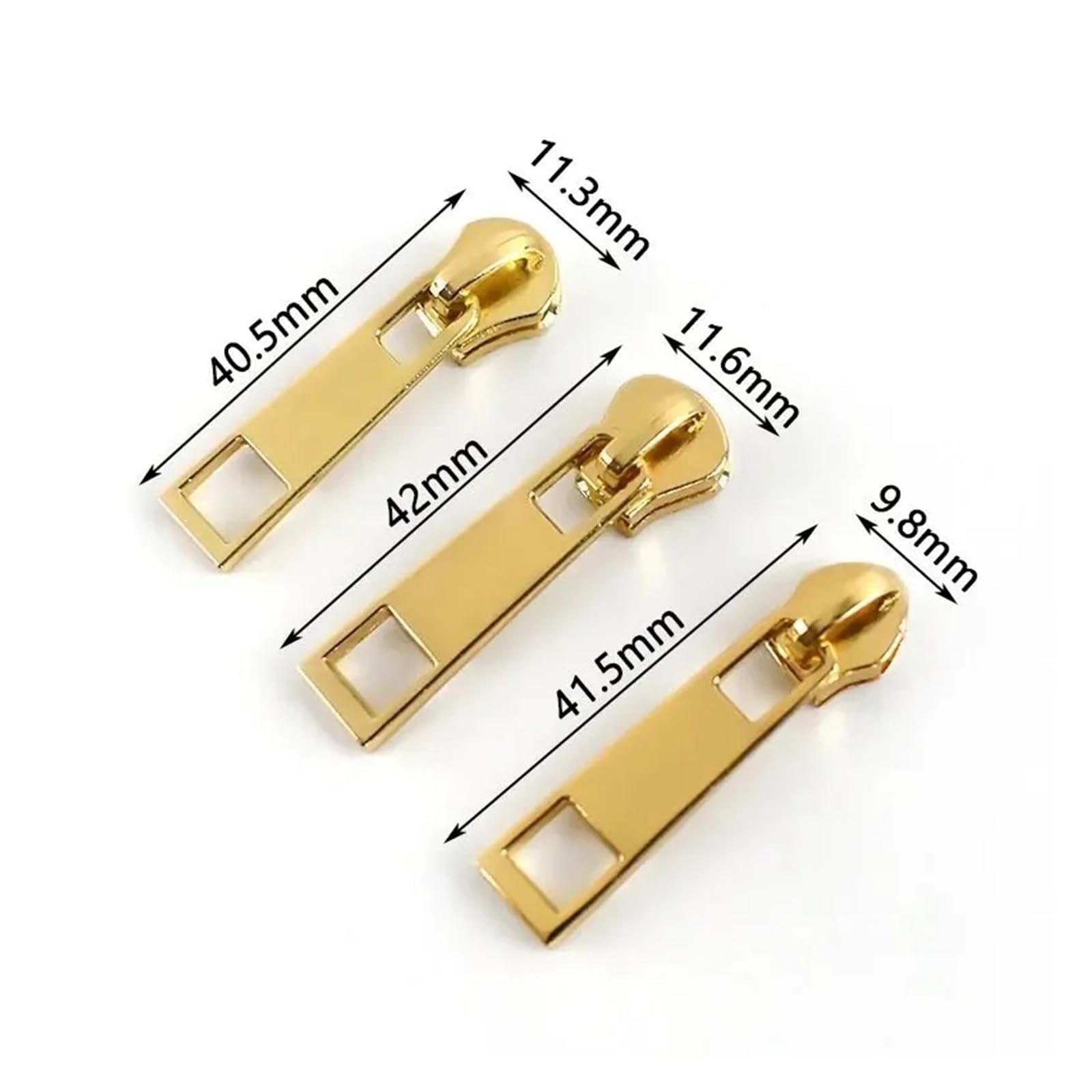 10-30 Uds 5# tiradores de cremallera for coser abrigo tienda Metal/Nylon/resina cremalleras deslizantes universales cierres cabeza reparación(Silver,No5-30Pcs,ForMetalZipper)