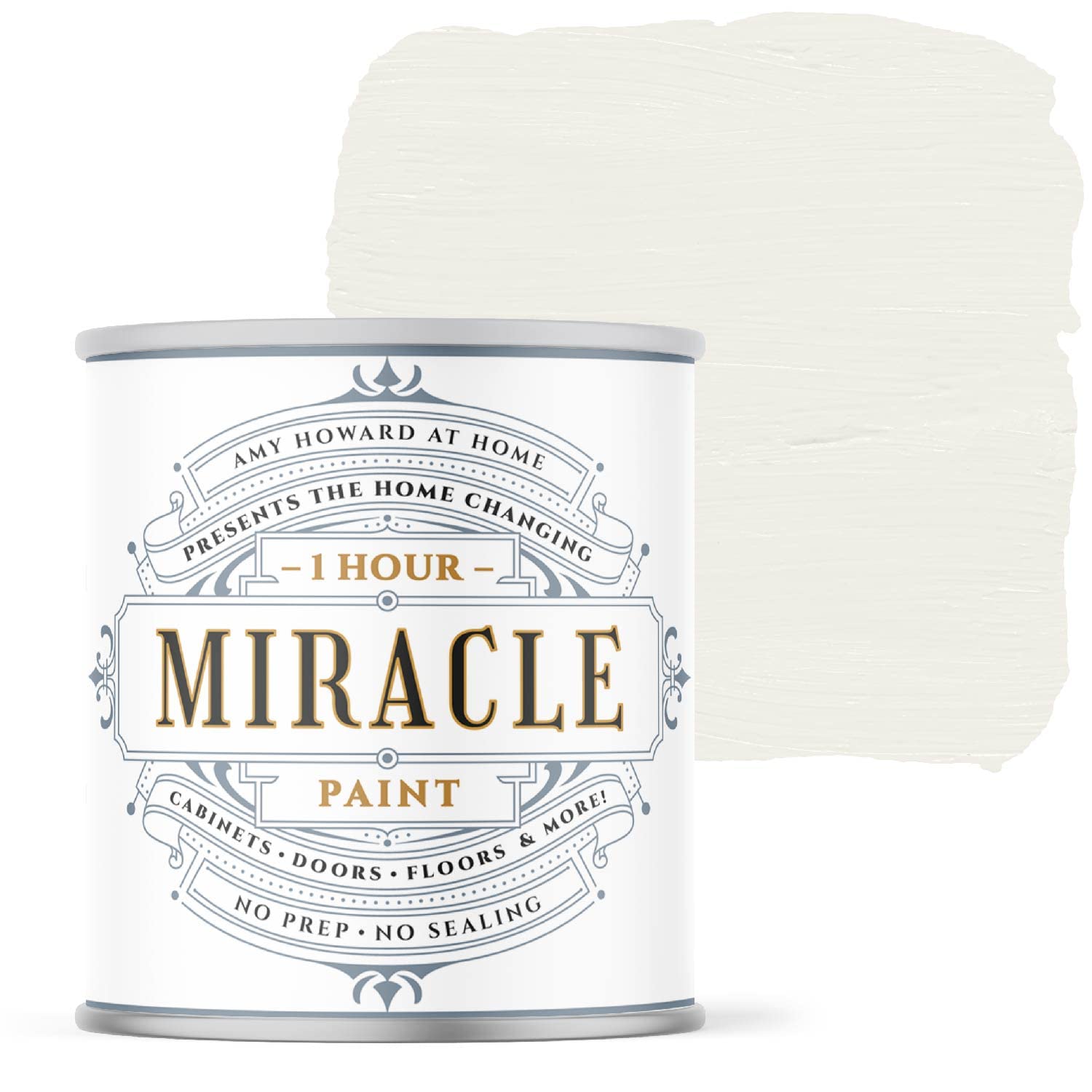 AMY HOWARD AT HOME - One Hour Miracle Paint - Water-Based Enamel - Scrubbable Eggshell Finish Furniture, Cabinets, Trim and More - All In One - No
