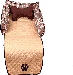 Protetor de Sofá para Pet Pequeno, Impermeável, Avelã Meg