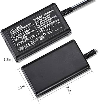 Amazon | AC-L200C ACアダプター Compatible SONY Handycam Camcorder