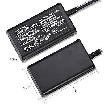 Amazon | AC-L200C ACアダプター Compatible SONY Handycam