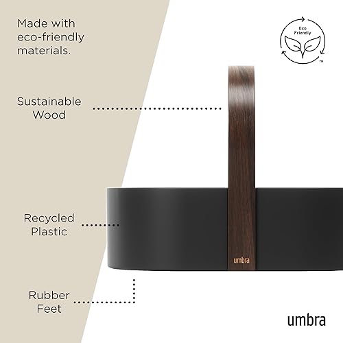 Vista 4 de Umbra Bellwood Caddy Negro/Nogal