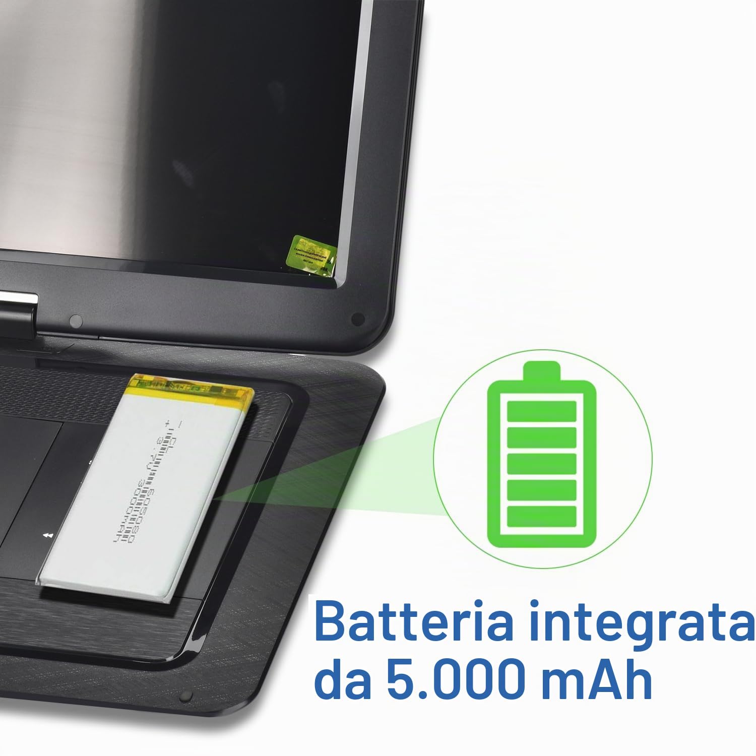 Lettore DVD portatile 19,6" HD per auto bambini multi-regione
