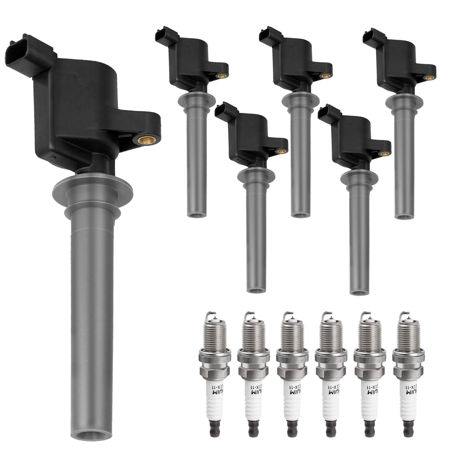 SYKRSS Ignition Coil Pack DG513/DG500 and SP493 Spark Plugs Compatible with Taurus  Escape Compatible with Mazda Compatible with Mercury Sable Mariner Montego  V6 3.0L Replaces FD502 UF406(6PCS), Coils - Amazon Canada SYKRSS Set of 6 DG513/DG500 Ignition Coil Pack and SP493 Spark Plugs Compatible with Taurus Escape Mazda Tribute Escape Taurus Mercury Sable Mariner M
