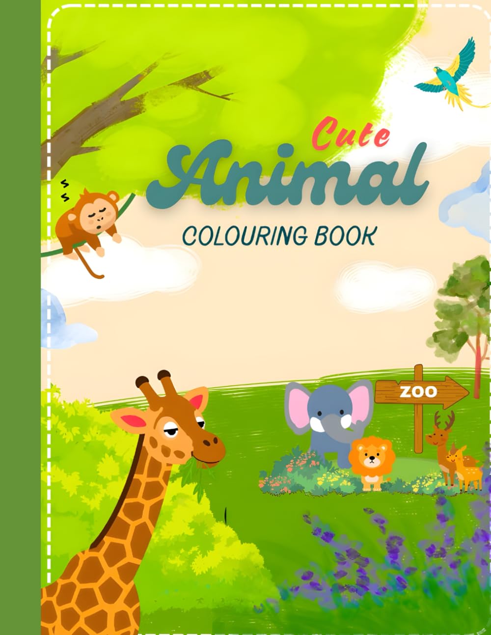 Cute Animal Colouring Book