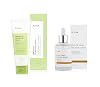iUNIK Centella Calming Recovery Gel Hydrating Cream 2.02 Fl. Oz. Black Snail Restore Serum Repair Ampoule, 1.71 Fl Oz, 70% Black Snail Mucin Secretion Filtrate