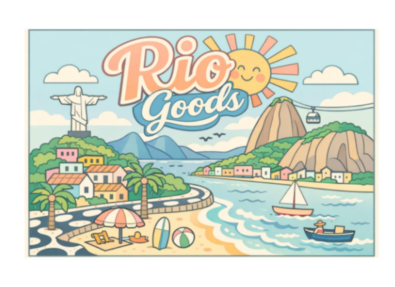 Rio Goods: Rio de Janeiro Coloring Book