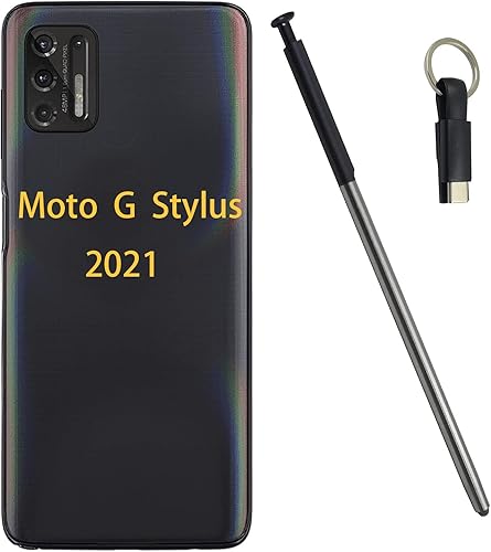 Miniatura 1 de Bolígrafo G Stylus 2021 negro para Motorola Moto XT2115 con pantalla táctil LCD, piezas de repuesto para Motorola Moto G Stylus 2021, XT2115 (con