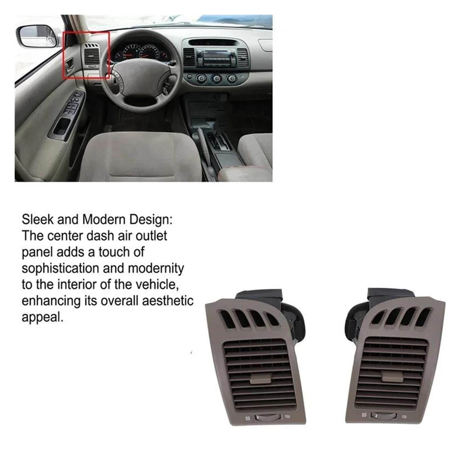 Przedni zestaw wentylacyjny do systemu klimatyzacji samochodu Toyota Camry XV30 (2001-2006).
