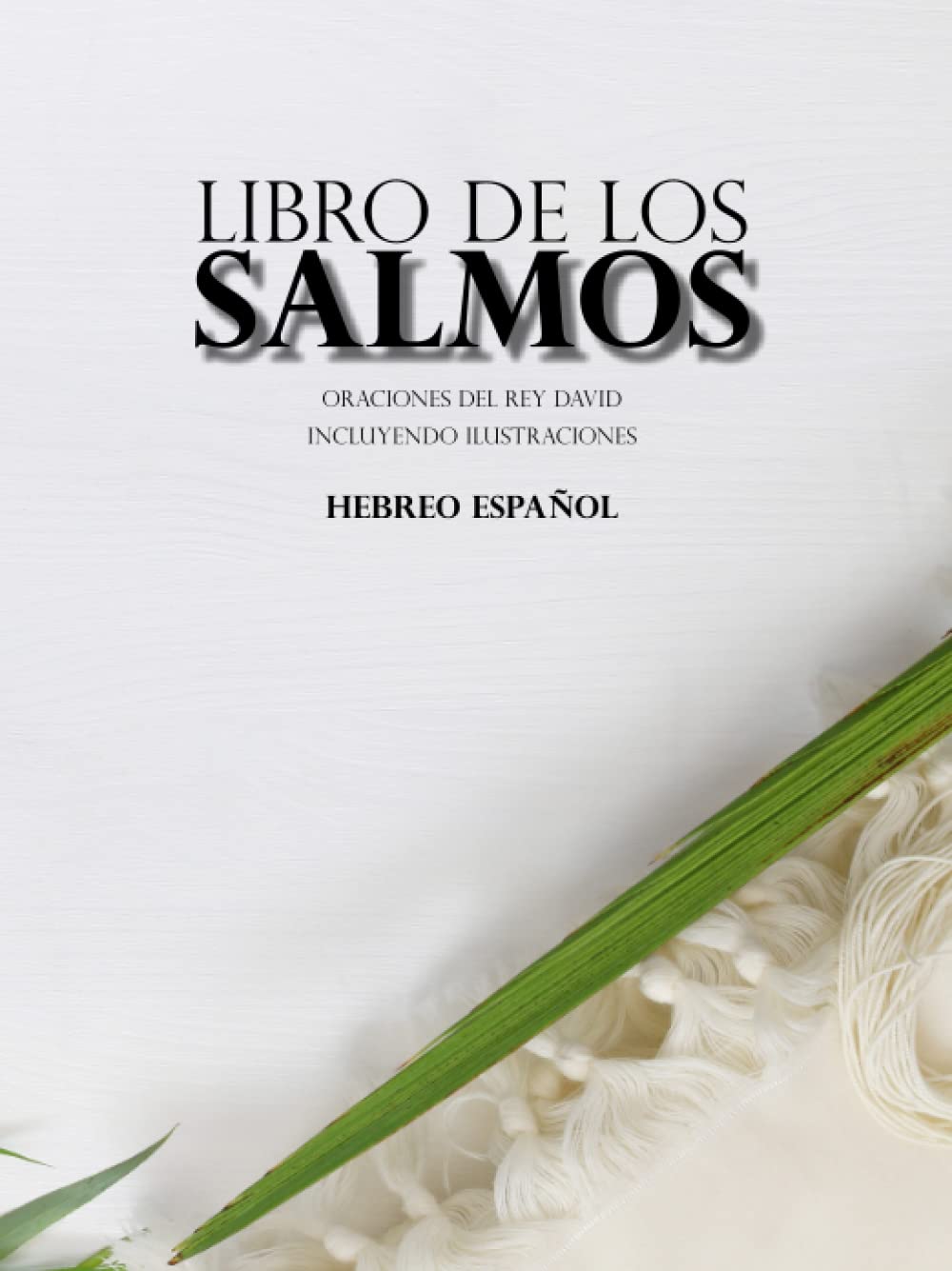 Libro de los Salmos - Hebreo Español: oraciones del rey David incluyendo ilustraciones