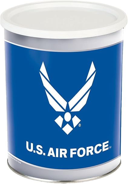 Amazon.com: Estados Unidos militar Estados Unidos Air Force One galón lata  de regalo, talla única, numerosos : Deportes y Actividades al Aire Libre