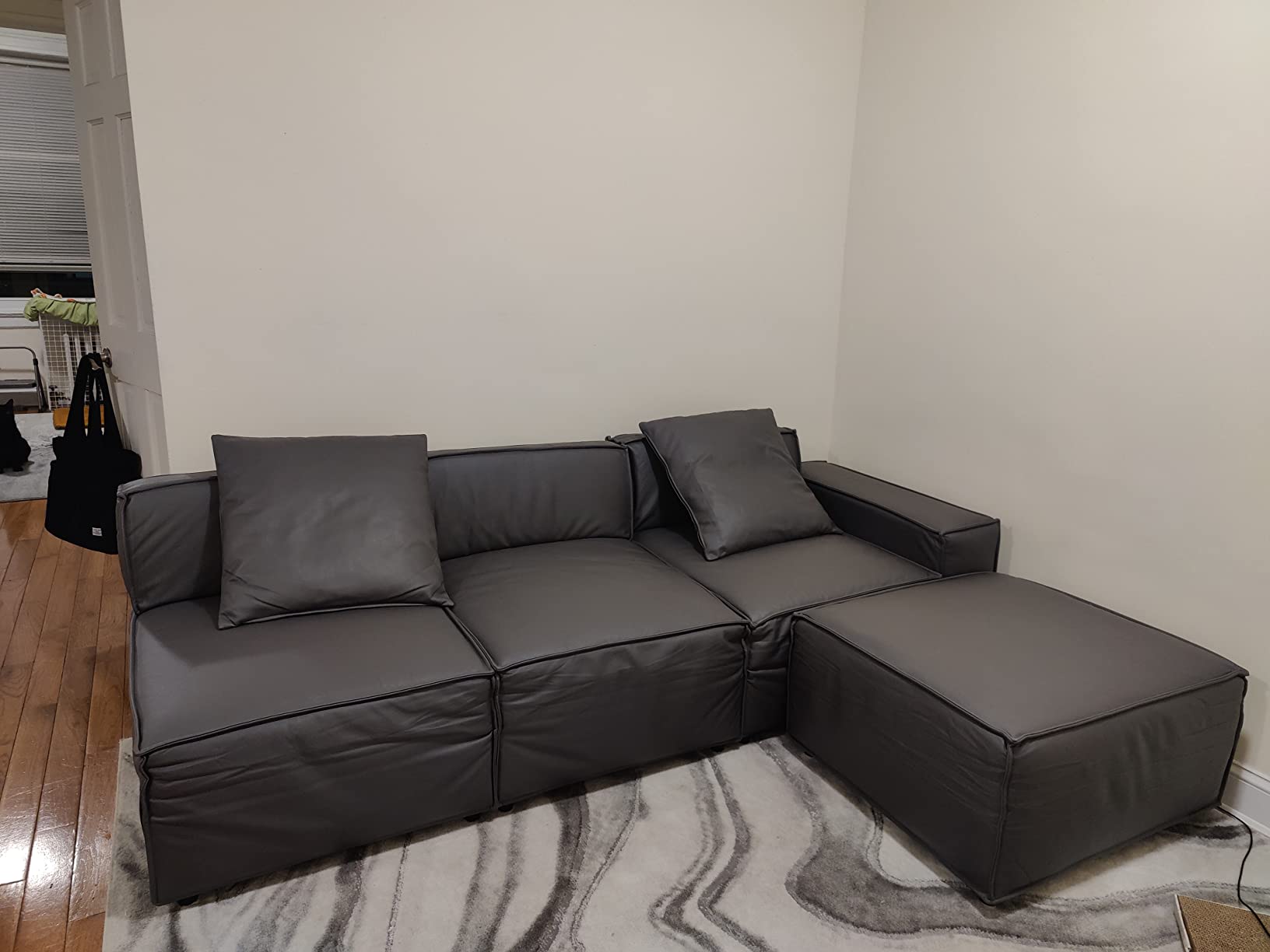 22/mo Finance WILLIAMSPACE Convertible Sectional Sofa for Living