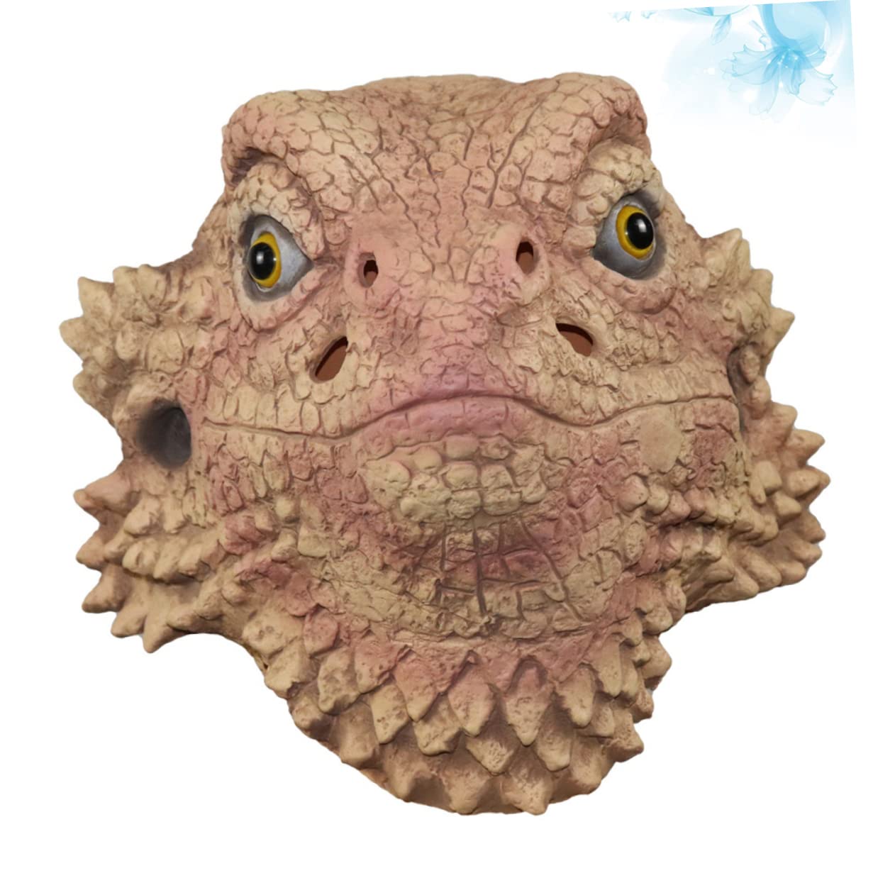 TOYANDONA 1pezzi Maschera Da Lizard Per Halloween Testa Animale Realistica Per Feste e Costumi Accessorio Divertente Per Carnevale e Eventi Festivi