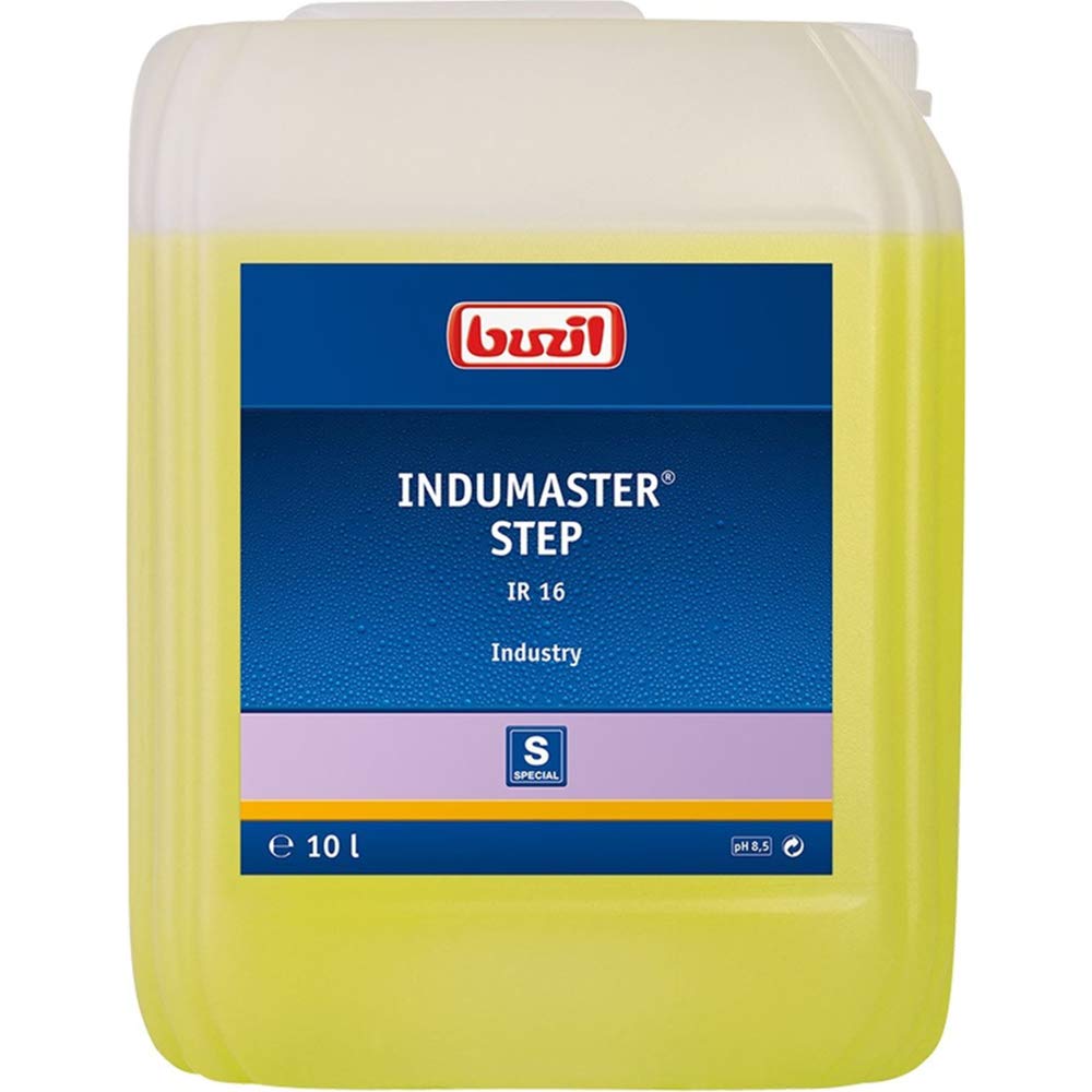 Buzil Indigumaster Step IR16 - Pulitore per acqua potente, sgrassante, tanica da 10 l