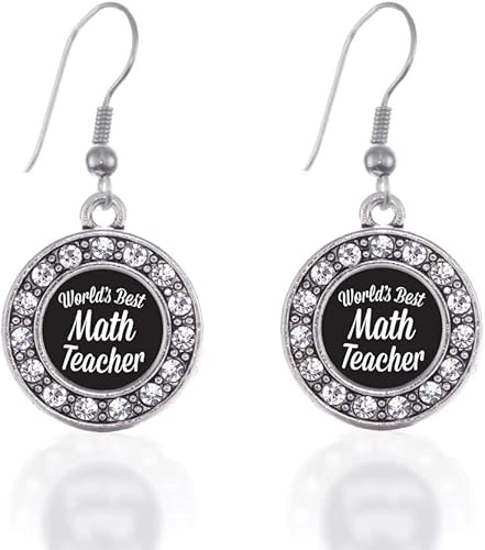 Inspired Silver - Pendientes de gota de gancho francés de plata con circonita cúbica