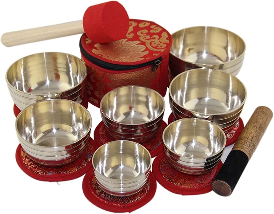 【手打ち】ヒマラヤンボウル / シンギングボウル Amazon.co.jp: ヒマラヤンシンギングボウルセット チャクラヒーリング