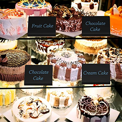 10 Pack Acrylic Mini Chalkboard Signs For Food, Aitee Clear Mini Tabletop Chalkboard Signs, Small Buffet Chalkboards Signs For Weddings, Birthday Parties, Message Board Signs, Buffet,Bakery And Retail #TOP5