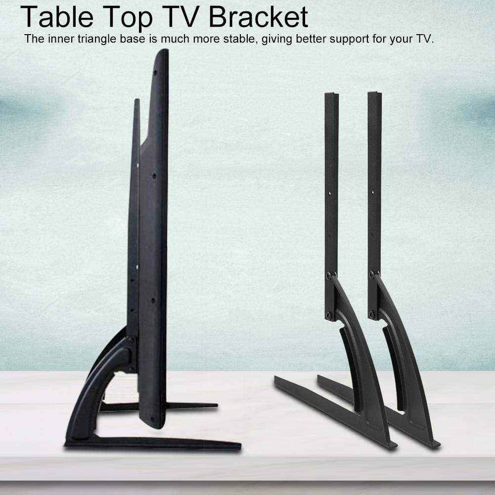 Soporte Universal para TV de Sobremesa, Patas de Acero para Monitor de Pantalla, Pedestal para TV