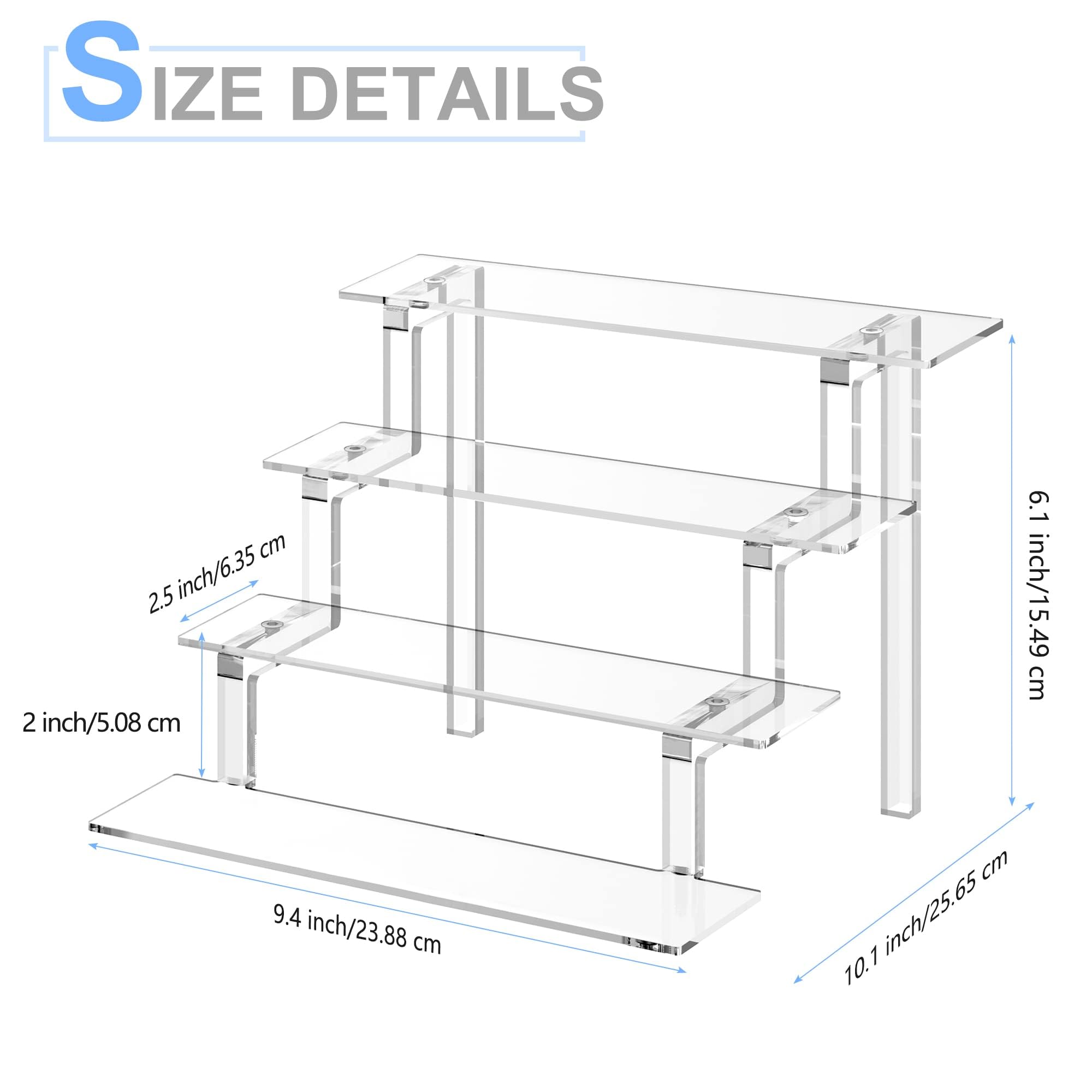Présentoir à Cupcakes à 4 Niveaux, Support De Rangement De Parfum, étagère Pour Figurines Et Collection, Présentoir Pour Dessert, Support De Bureau Pour Organisation Et Décoration (blanc