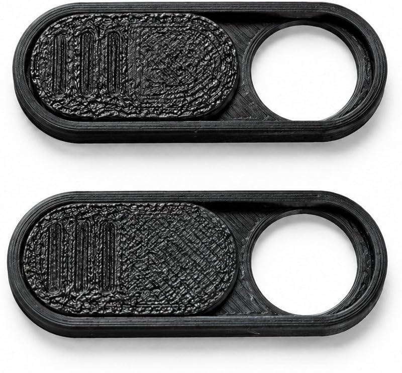 Webcam Privacy Cover for Laptop, Black Plastic, Pack of 3 | Slide to Block/Unblock, Ultra-Thin Design, Durable Material, Privacy Protection-image-14
