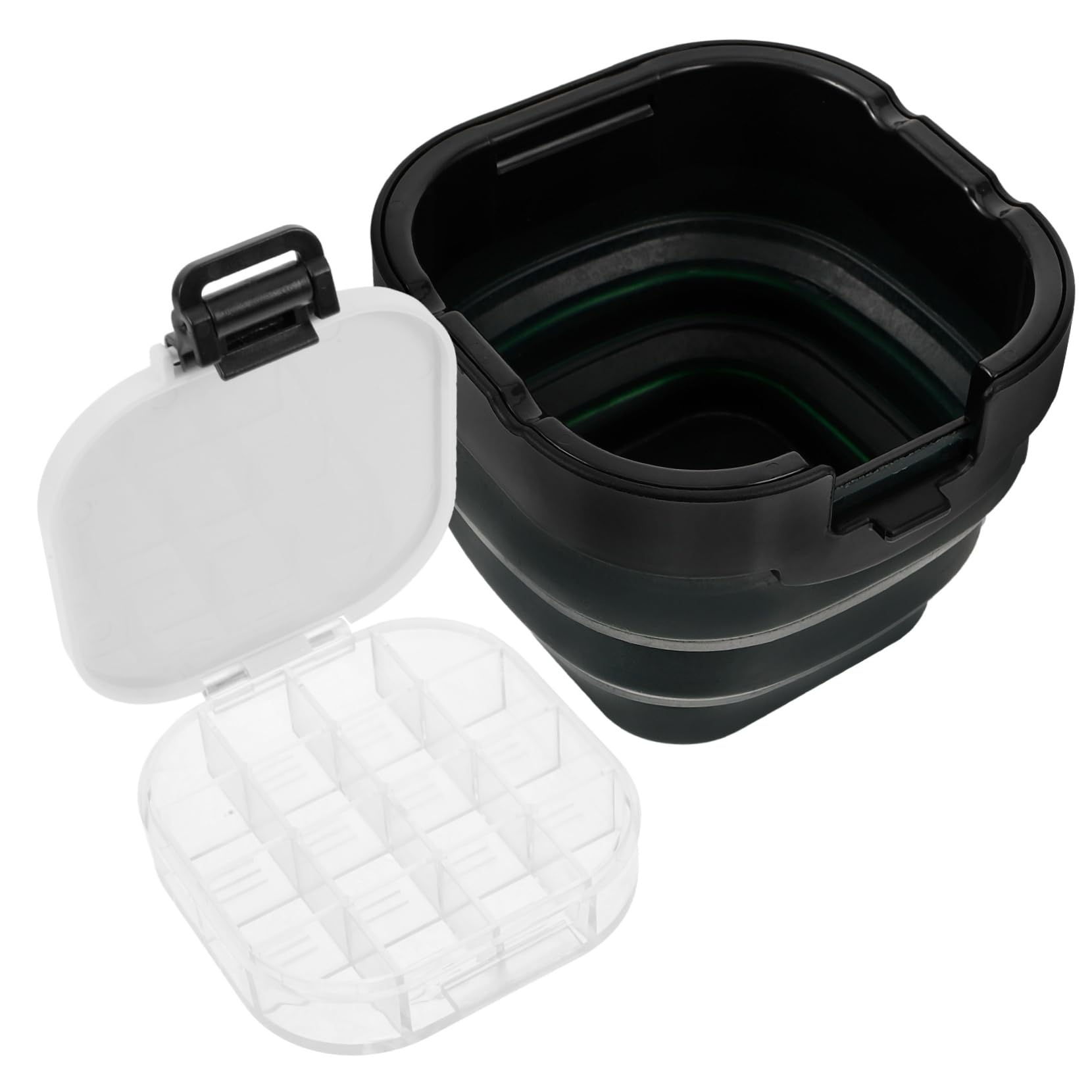 Beatifufu Collapsible Paint Brush Washer Box Portable Water Bucket for Artists Multi Functional Paintbrush for Watercolor and Oil Painting Reusable Easy to Carry