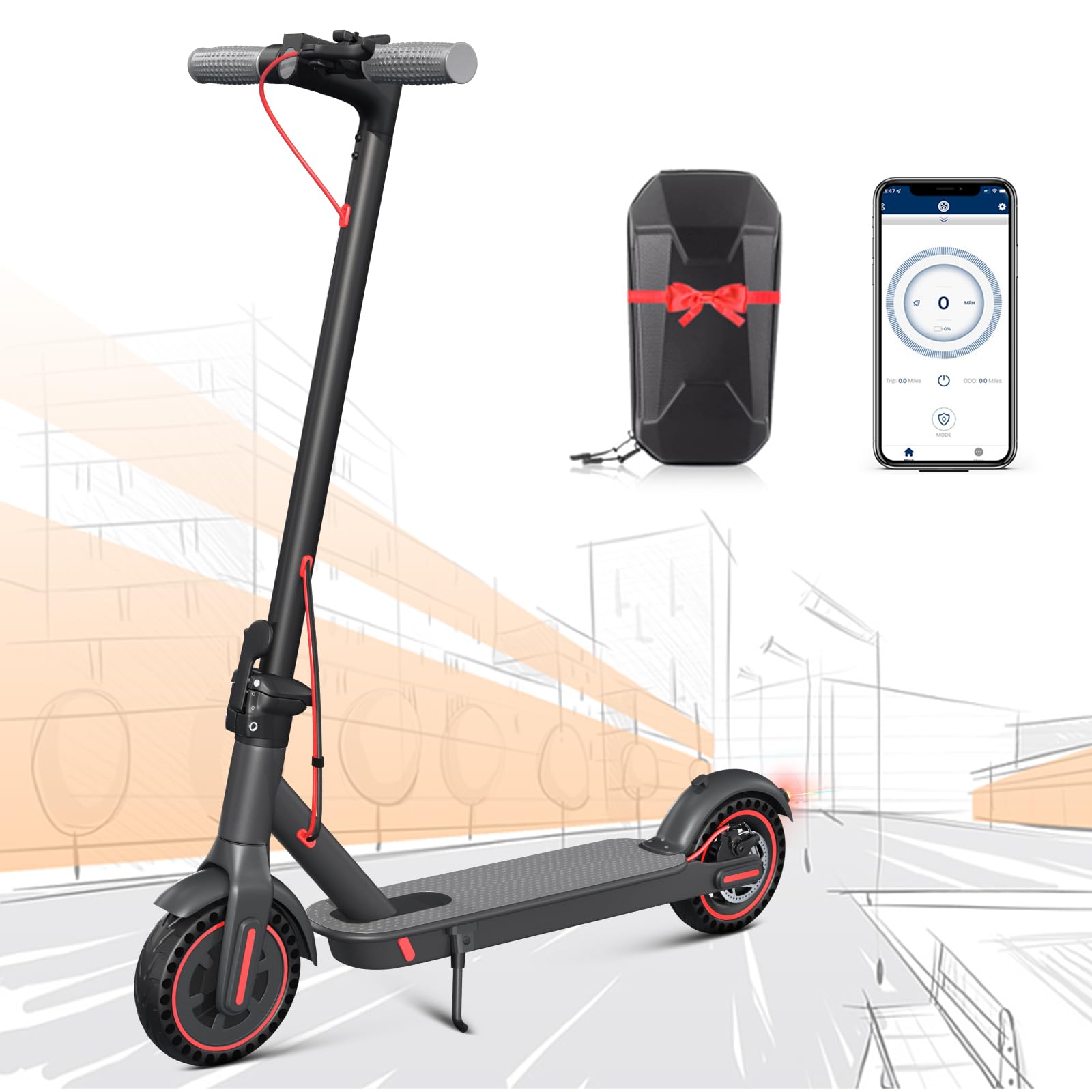 AOVOPRO Pro Motore Ruota Anteriore 350W – Ricambio Per Monopattino Elettrico M365 ES (Grado C)