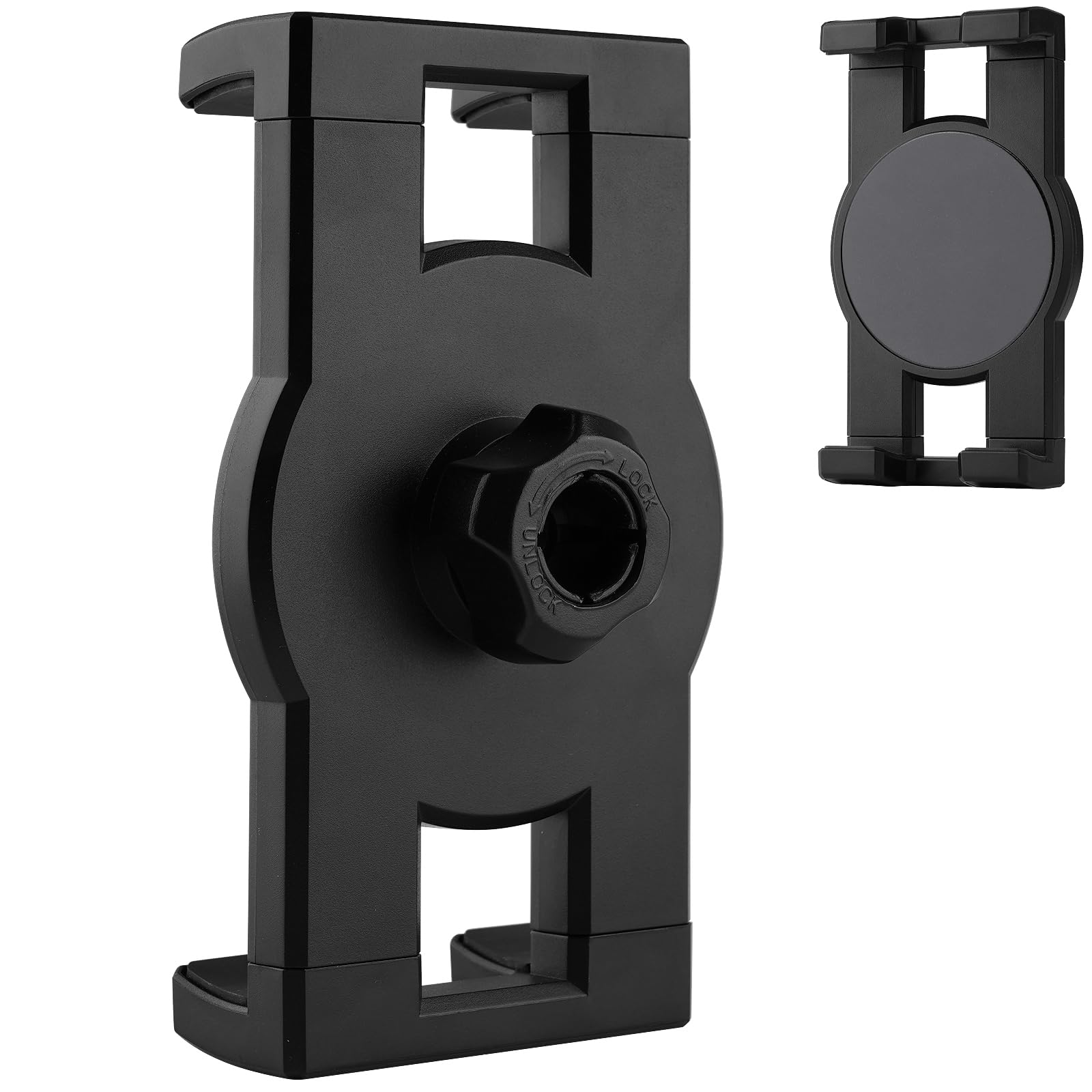 Mippko Universal Tablet Stand and Phone Holder Adapter Replacement with 0.669 inch / 17mm Ball Head Socket Joint for Tablet/iPad/Nexus/LG G Pads/e-Reader/Switch/iPhone,Multi-Angle Adjustable,Grey