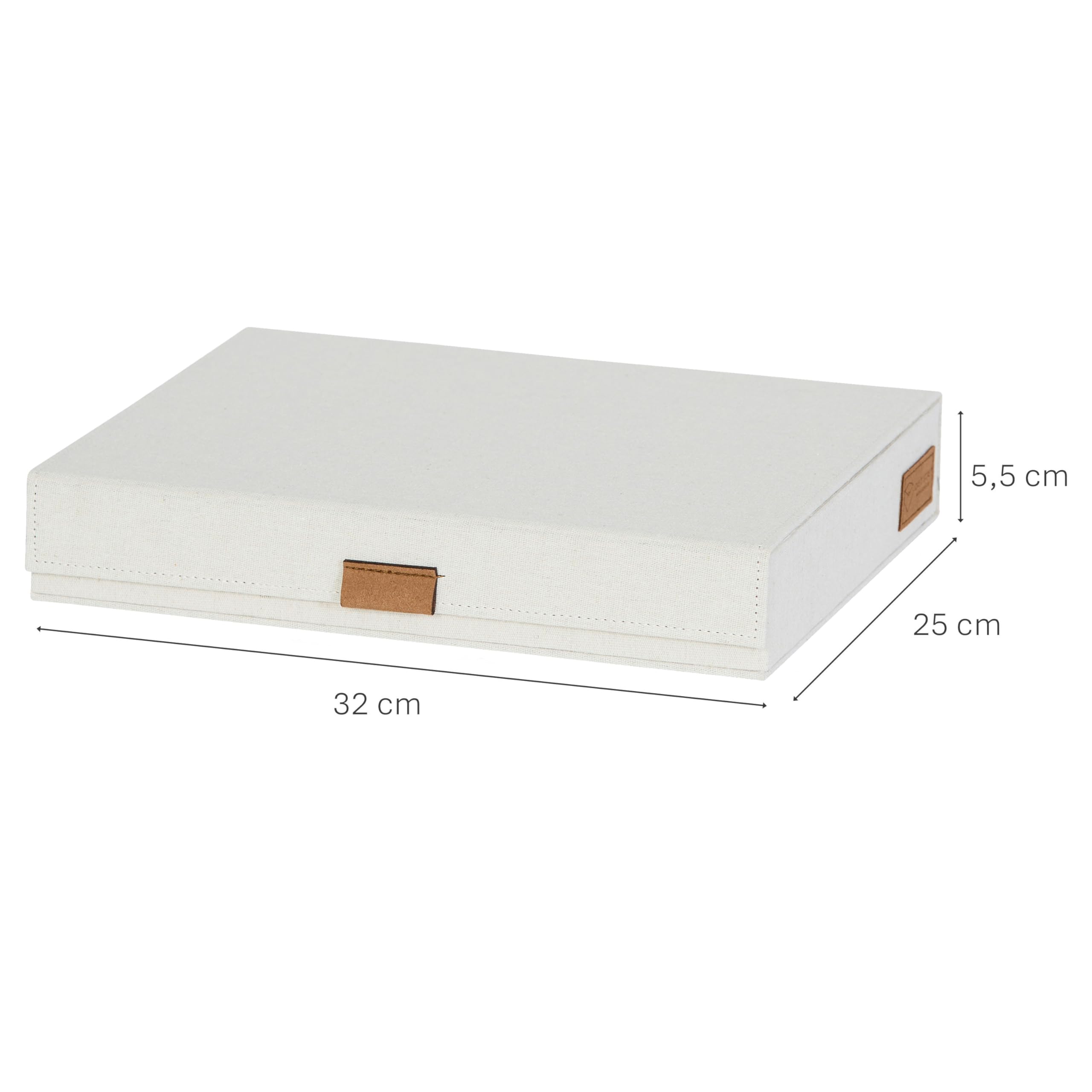 LOVE !T STORE !T Brillenbox, 8 Fächer Caja para Gafas, Beige, 32 x 25 x 5,5 cm Unisex Adulto
