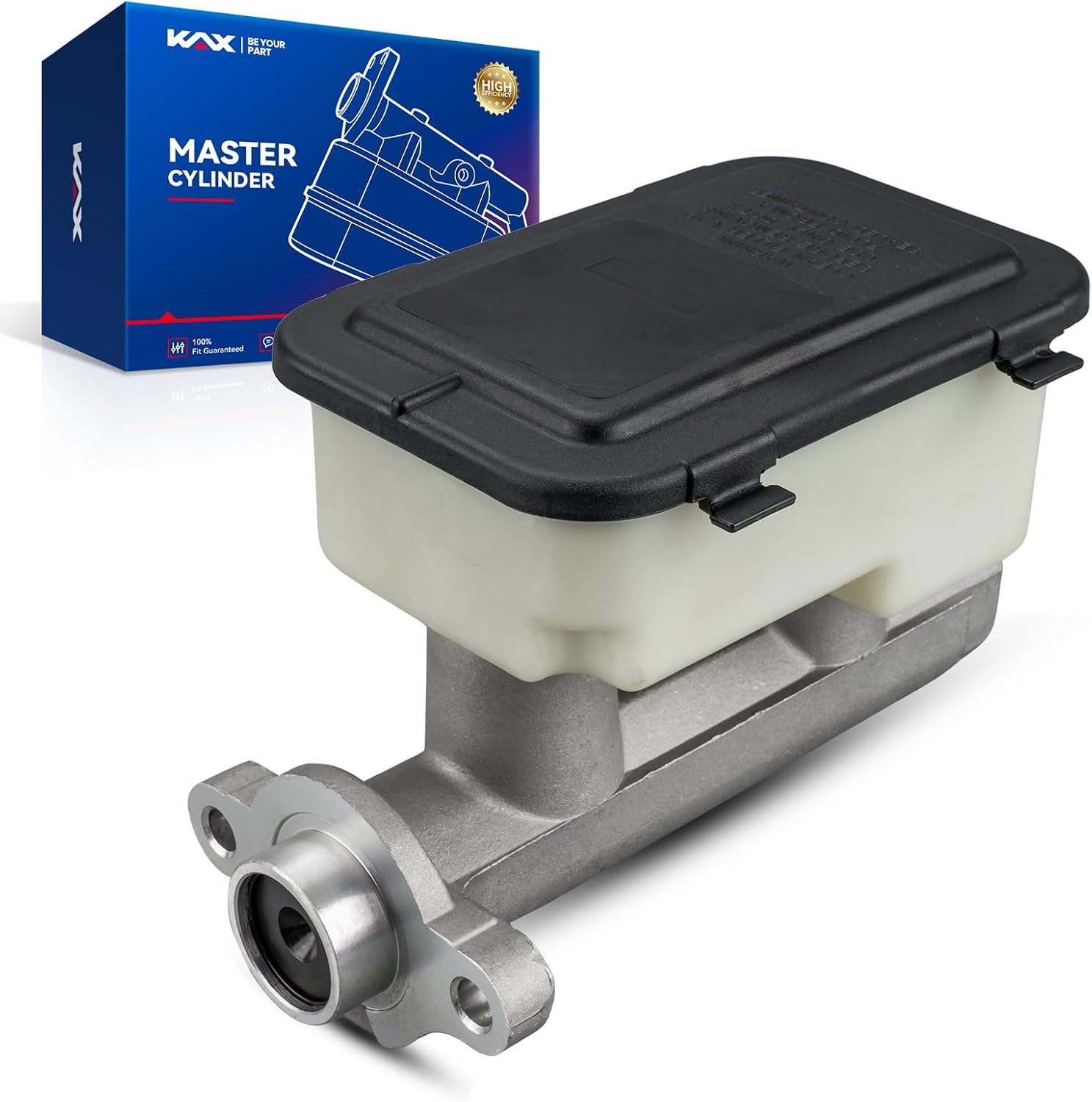 KAX Brake Master Cylinder with Reservoir for 1996-2002 Express 3500; Express 2500; Savana 3500; Savana 2500, OE Replacement, High Performance Aluminum Body, Replaces OEM Part# M630027