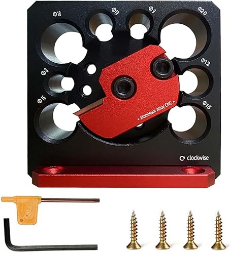 Kit de plantillas para taladro eléctrico, 8 piezas, insertos de carburo métrico, 0.315 in a 0.787 in, cortador de clavijas ajustables para varillas