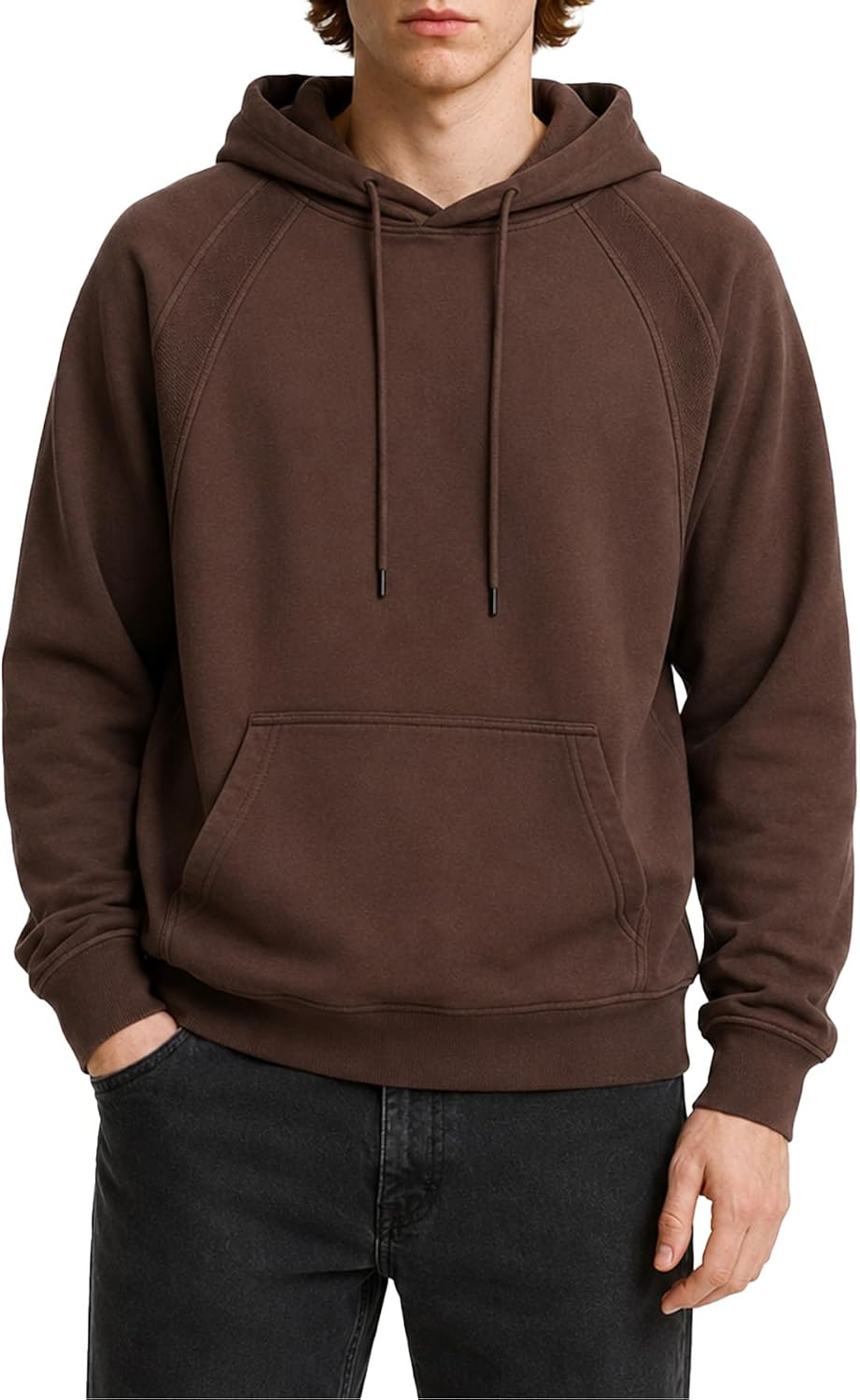 Men's Oversized Hoodies Cotton Pullover Hooded Swearshirt Casual