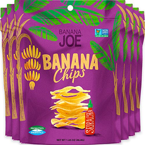 Banana Chips - Dried Bananas Gluten Free Chips (Siracha flavor)