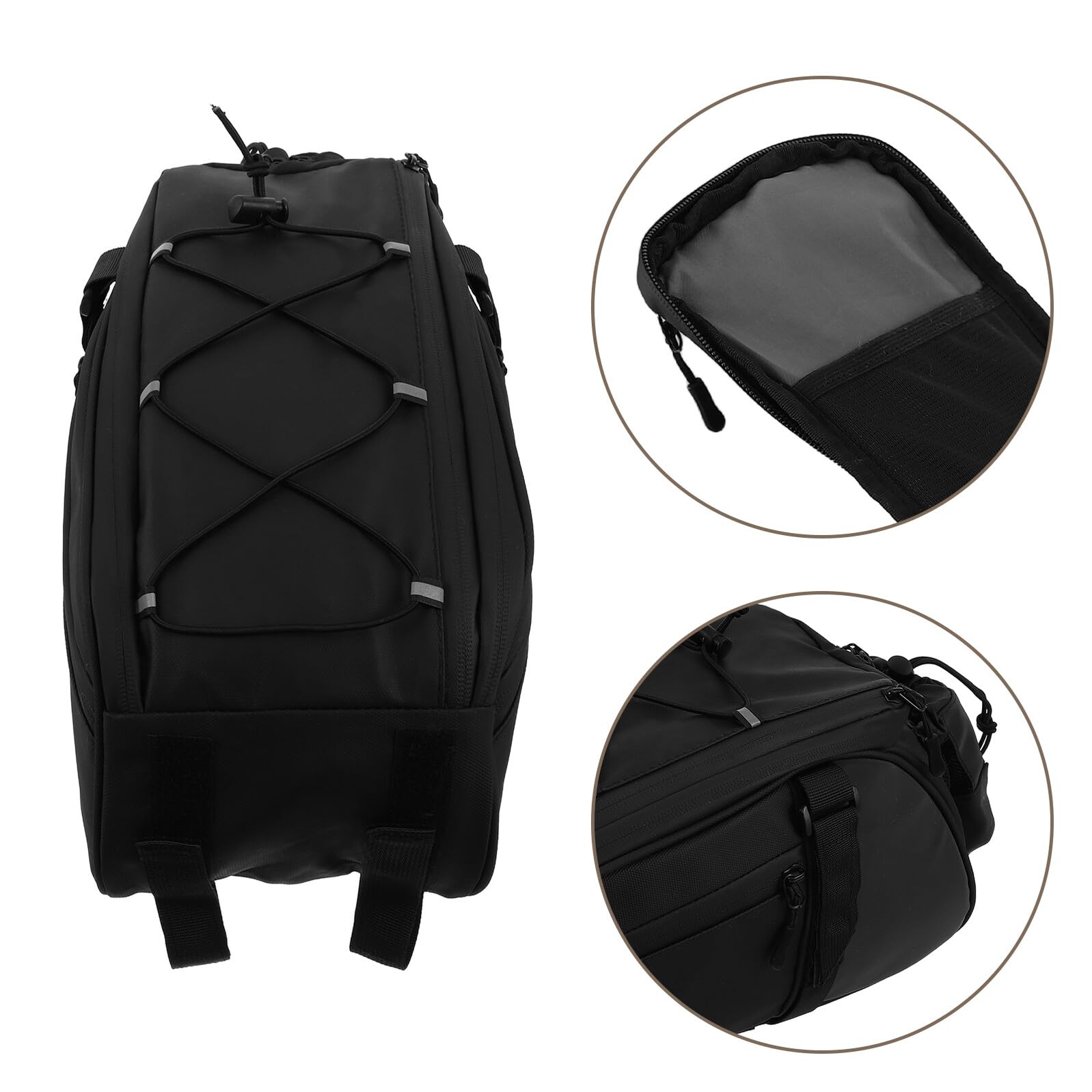 Borsa Posteriore per Bici Grande capacità Borsa Laterale per Portapacchi Posteriore e Ciclismo Resistente alla Pioggia per Viaggi e Pendolarismo