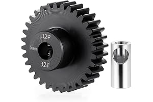 Steel 32P 32T Motor Gear for 1/10 1/8 RC Car Parts