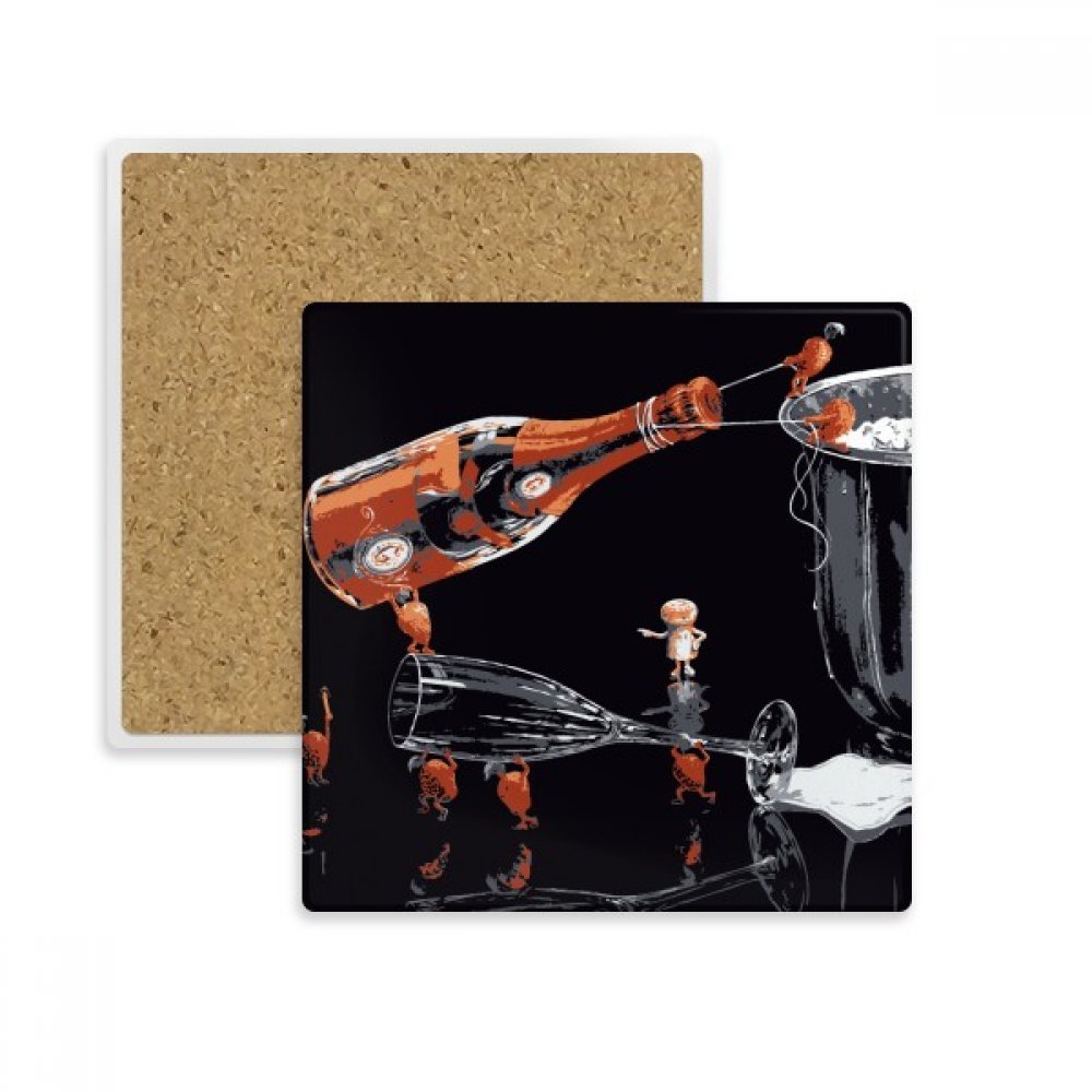 Dessous de verre en pierre cadeau déco pour sublimer une table basse