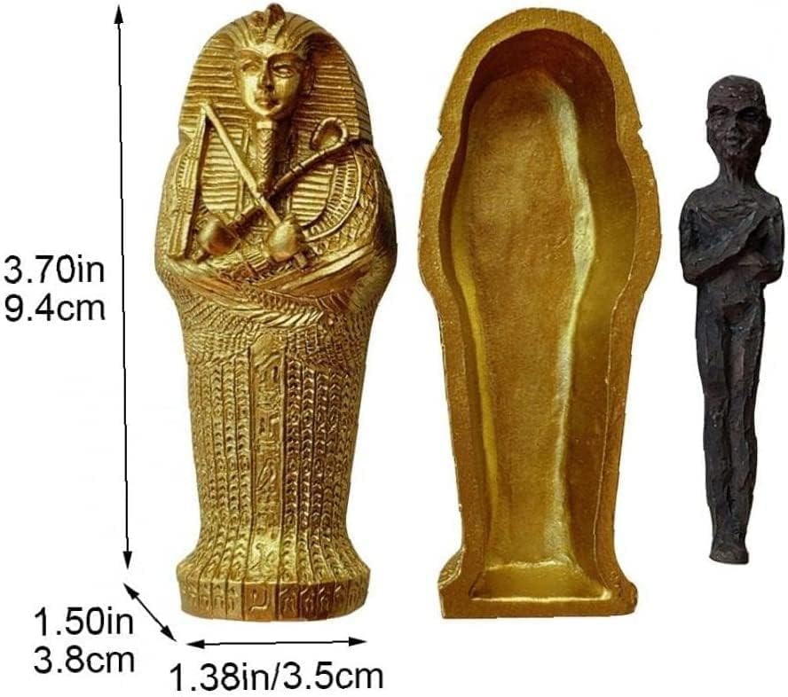 Amazon.co.jp: 古代エジプト エジプトの棺 ミイラの置物 樹脂 クラフト