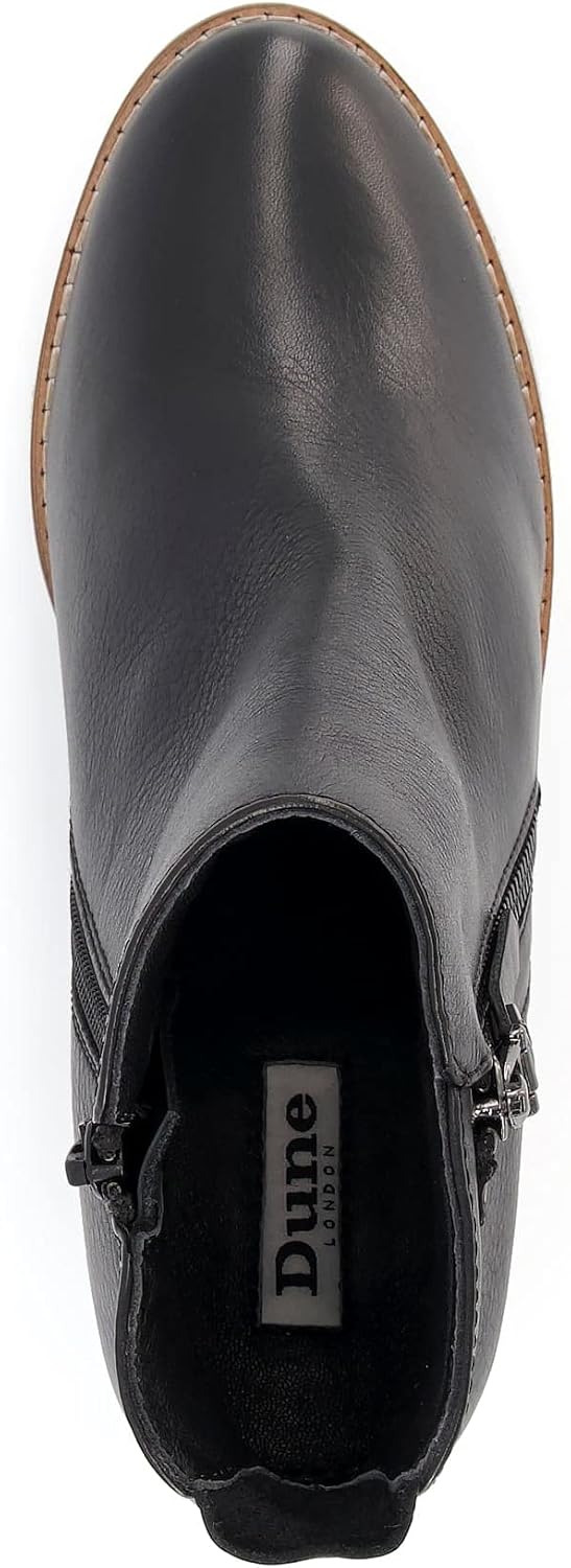 Dune London Ladies Paice Western Ankle Boots Size UK 7