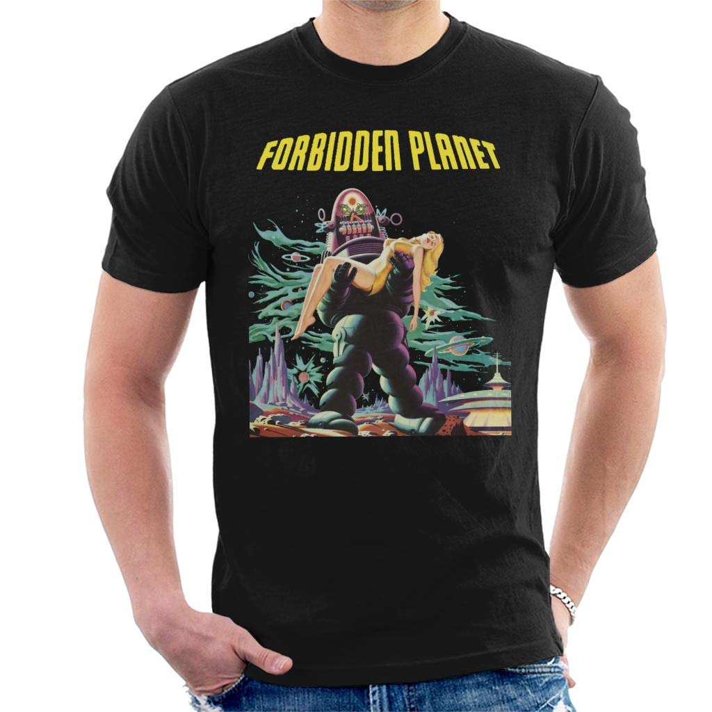 Forbidden Planet Movie Poster Men's T-Shirt Black